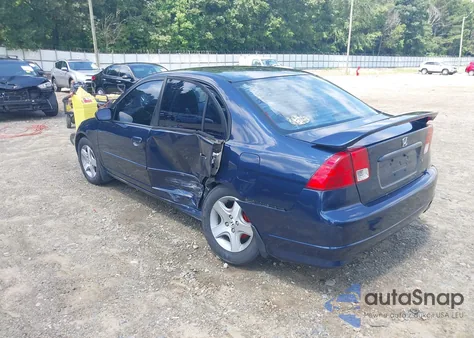 2005 Honda Civic Lx z USA, uszkodzony, nr VIN 2HGES16595H581365